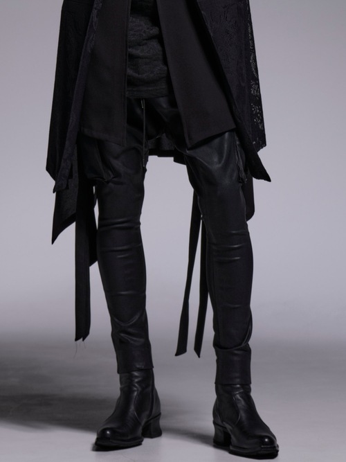 (ͽ���ʡ�7��8������ͽ��/kiryuyrik������奦����奦/Coating High Tension Jersey Saruel Pants/Black