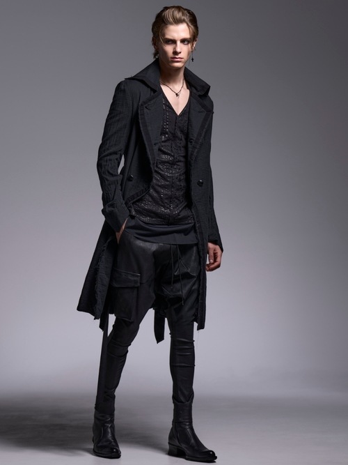 (ͽ���ʡ�7��8������ͽ��/kiryuyrik������奦����奦/Coating High Tension Jersey Saruel Pants/Black