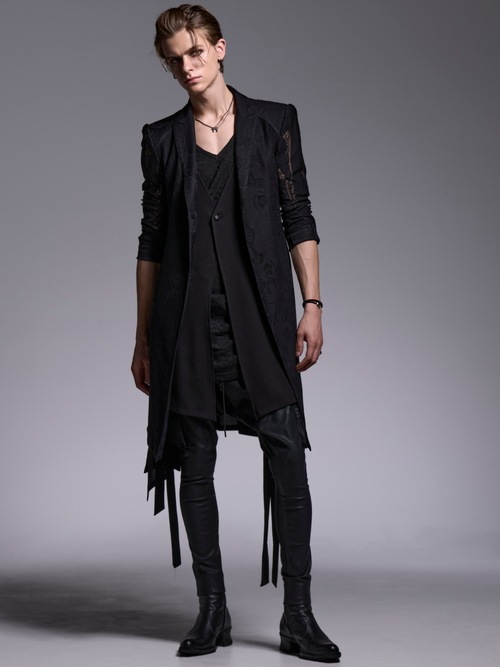 (ͽ���ʡ�7��8������ͽ��/kiryuyrik������奦����奦/Coating High Tension Jersey Saruel Pants/Black