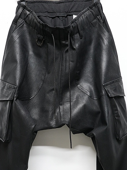 (ͽ���ʡ�7��8������ͽ��/kiryuyrik������奦����奦/Coating High Tension Jersey Saruel Pants/Black