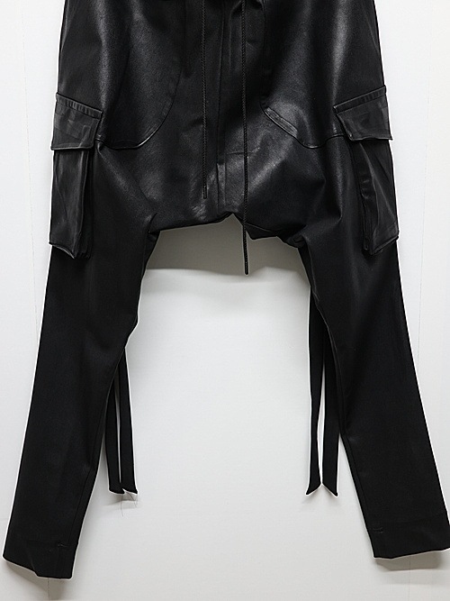 (ͽ���ʡ�7��8������ͽ��/kiryuyrik������奦����奦/Coating High Tension Jersey Saruel Pants/Black