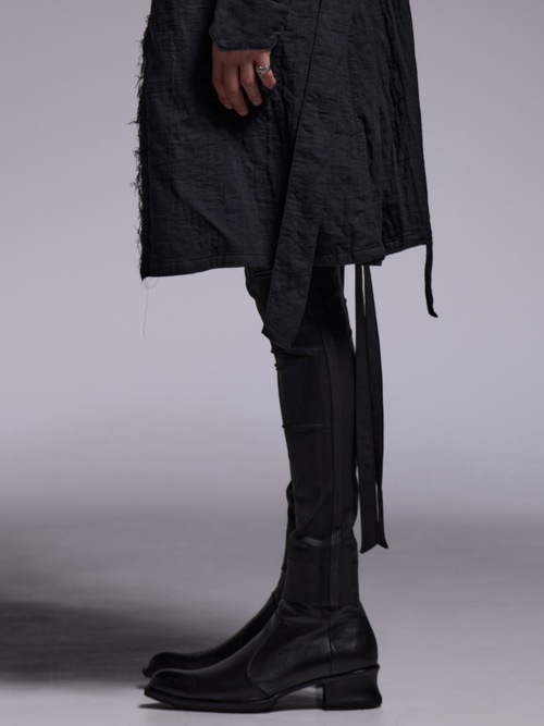 (ͽ���ʡ�7��8������ͽ��/kiryuyrik������奦����奦/Coating High Tension Jersey Saruel Pants/Black