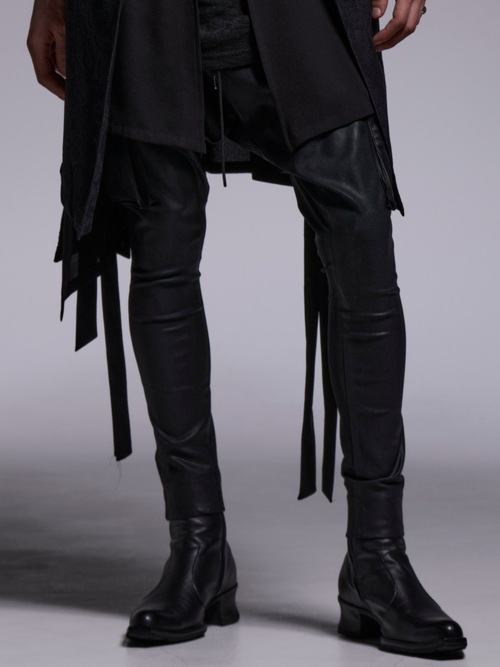 (ͽ���ʡ�7��8������ͽ��/kiryuyrik������奦����奦/Coating High Tension Jersey Saruel Pants/Black