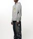 Maison MIHARA YASUHIRO���᥾�� �ߥϥ�䥹�ҥ�/French Terry  LEON PRINTED SWEAT HOODIE/GRAY