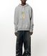 Maison MIHARA YASUHIRO���᥾�� �ߥϥ�䥹�ҥ�/French Terry  LEON PRINTED SWEAT HOODIE/GRAY