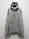 Maison MIHARA YASUHIRO���᥾�� �ߥϥ�䥹�ҥ�/French Terry  LEON PRINTED SWEAT HOODIE/GRAY