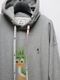 Maison MIHARA YASUHIRO���᥾�� �ߥϥ�䥹�ҥ�/French Terry  LEON PRINTED SWEAT HOODIE/GRAY
