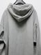 Maison MIHARA YASUHIRO���᥾�� �ߥϥ�䥹�ҥ�/French Terry  LEON PRINTED SWEAT HOODIE/GRAY