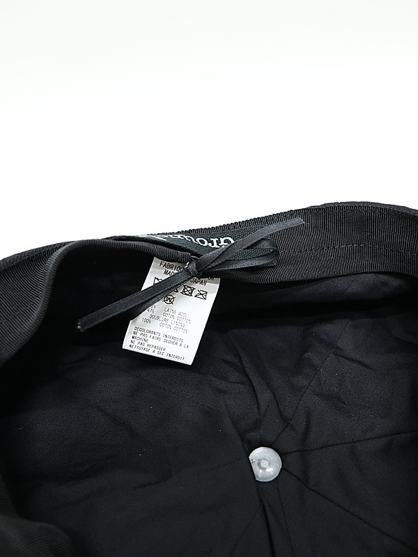 Ground Y�����饦��ɥ磻/C/W TOP TWILL CASQUETTE/BLACK
