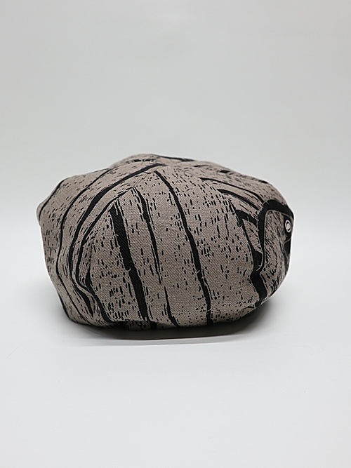�㴰���nude:masahiko maruyama ���̡���:�ޥ��ҥ��ޥ���/Linen Viyella Pigmant Print CASQUETTE/Black-Beige