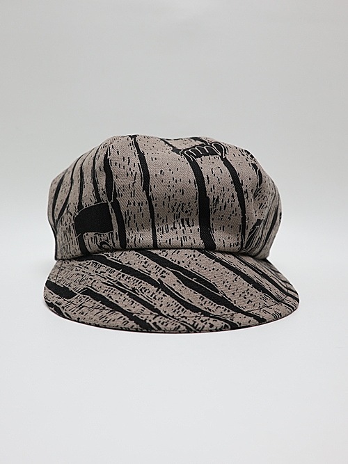 �㴰���nude:masahiko maruyama ���̡���:�ޥ��ҥ��ޥ���/Linen Viyella Pigmant Print CASQUETTE/Black-Beige