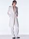 (ͽ���ʡ�8������9������ͽ��/kiryuyrik������奦����奦/Back Satin Goth Jacket��/White