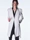 (ͽ���ʡ�8������9������ͽ��/kiryuyrik������奦����奦/Back Satin Goth Jacket��/White