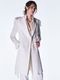 (ͽ���ʡ�8������9������ͽ��/kiryuyrik������奦����奦/Back Satin Goth Jacket��/White