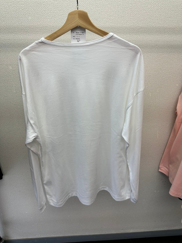 RESOUND CLOTHING���ꥵ����ɥ���������/LOOSE FIT uk over longsleave Tee/WHITE
