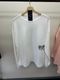RESOUND CLOTHING���ꥵ����ɥ���������/LOOSE FIT uk over longsleave Tee/WHITE