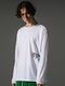 RESOUND CLOTHING���ꥵ����ɥ���������/LOOSE FIT uk over longsleave Tee/WHITE