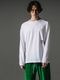 RESOUND CLOTHING���ꥵ����ɥ���������/LOOSE FIT uk over longsleave Tee/WHITE