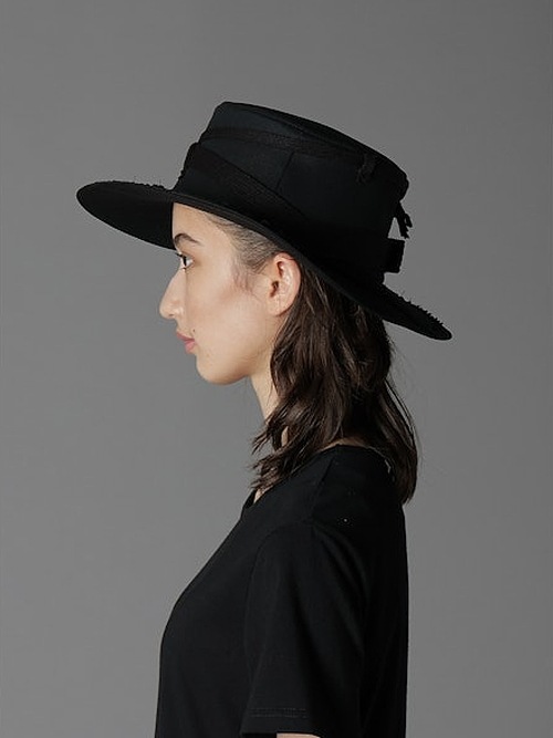 SALE30%OFF/Ground Y饦ɥ磻/SOFT CHINO CROSS HAT/BLACK.