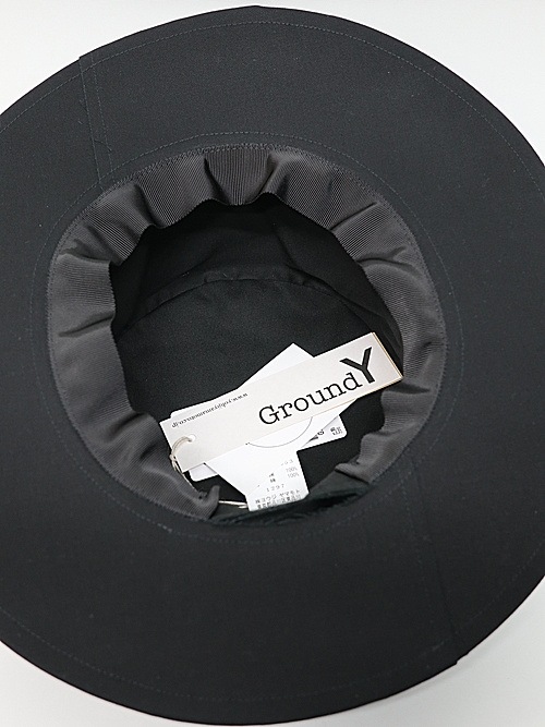 SALE30%OFF/Ground Y饦ɥ磻/SOFT CHINO CROSS HAT/BLACK.