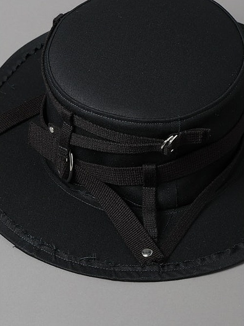 SALE30%OFF/Ground Y饦ɥ磻/SOFT CHINO CROSS HAT/BLACK.