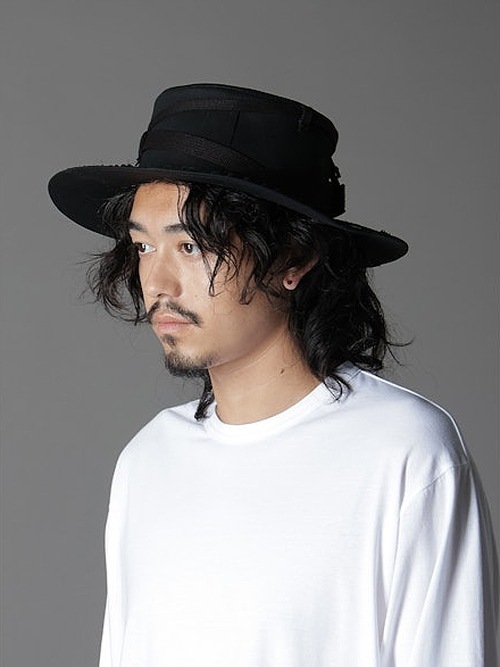 SALE30%OFF/Ground Y饦ɥ磻/SOFT CHINO CROSS HAT/BLACK.