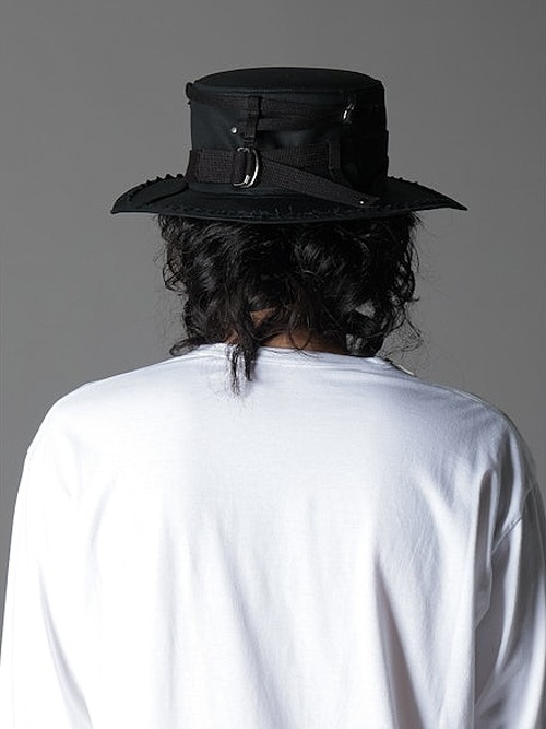 SALE30%OFF/Ground Y饦ɥ磻/SOFT CHINO CROSS HAT/BLACK.