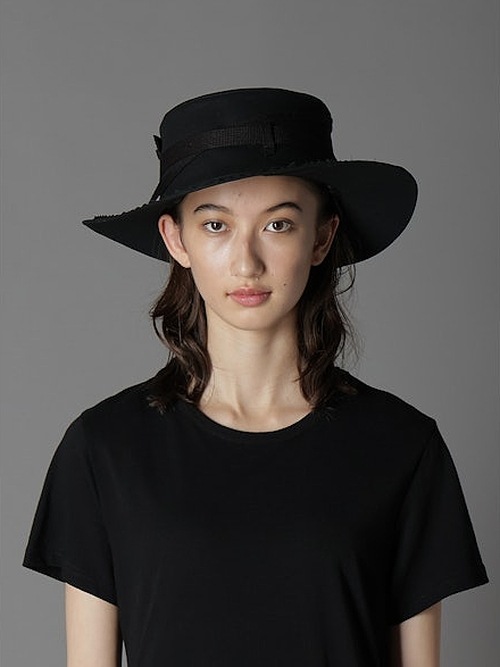 SALE30%OFF/Ground Y饦ɥ磻/SOFT CHINO CROSS HAT/BLACK.
