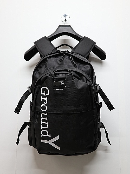 SALE20%OFF/Ground Y饦ɥ磻/NEWERA POLYESTER CARRIE PACK GY LOGO BLK WHT/BLACK
