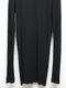 JULIUSꥦ/COTTON HIGH TWIST RIB CUT & SEWN5/BLACK