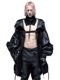 (ͽ)89ͽ/JULIUSꥦ/COATED COW SKIN ACCESSORY13/BLACK