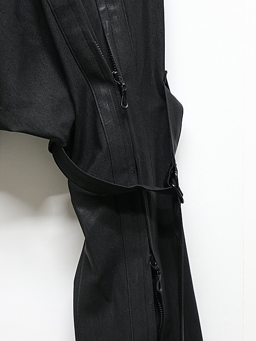 (ͽʡ121ͽ/kiryuyrik奦奦/Coating High Tension Jersey Saruel Bondage Pants/Black