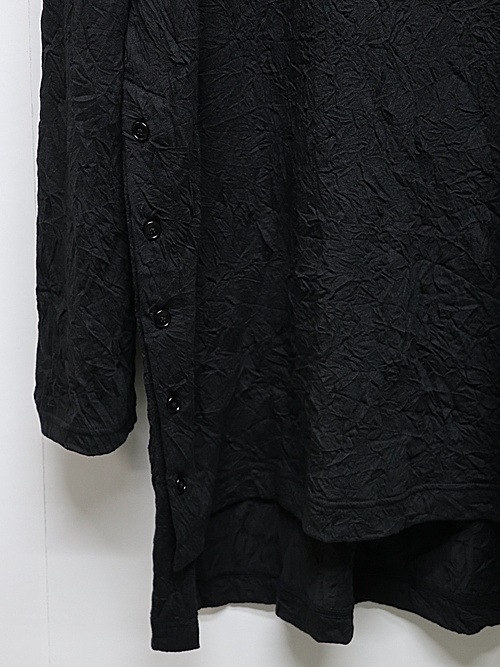 Ground Y�����饦��ɥ磻/CATCH WASHER BIG TURTLENECK T-LONG SLEEVES/BLACK
