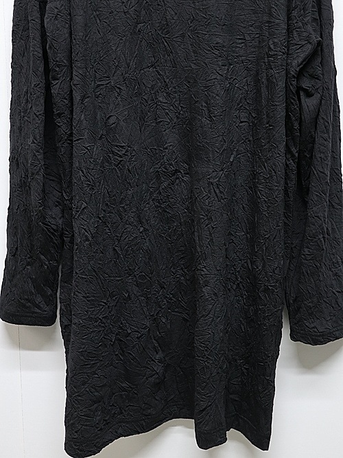 Ground Y�����饦��ɥ磻/CATCH WASHER BIG TURTLENECK T-LONG SLEEVES/BLACK