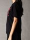 Ground Y�����饦��ɥ磻/26/- JERSEY ROSE T-SHIRT/BLACK