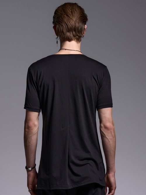 (ͽ���ʡ�3��4������ͽ��/kiryuyrik������奦����奦/BEATENJIKU Cut Frill-T/Black