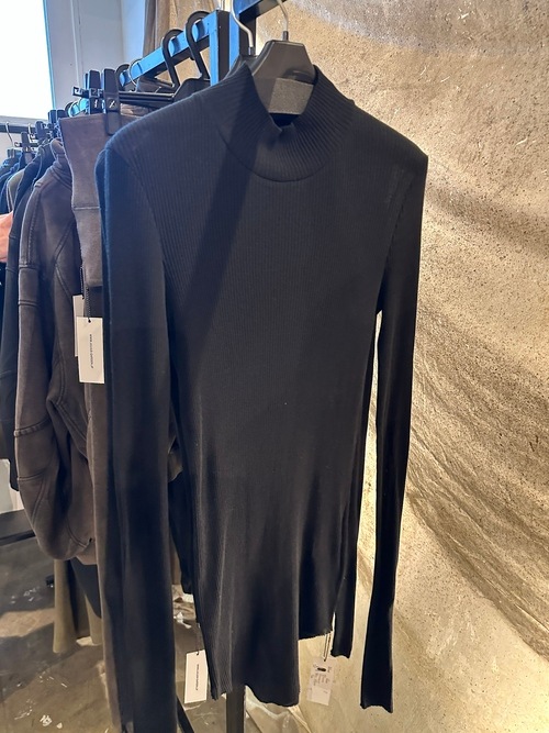 (ͽ����)8��9������ͽ��/JULIUS����ꥦ��/COTTON/SILK RIB CUT & SEWN5/BLACK
