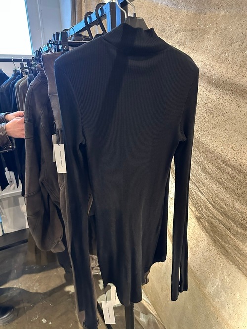 (ͽ����)8��9������ͽ��/JULIUS����ꥦ��/COTTON/SILK RIB CUT & SEWN5/BLACK