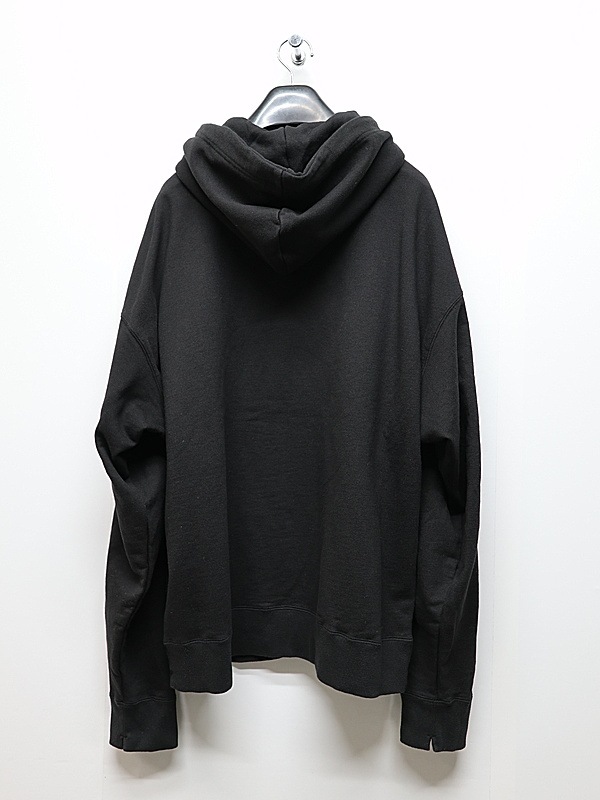Maison MIHARA YASUHIRO���᥾�� �ߥϥ�䥹�ҥ�/French Terry  LEON PRINTED SWEAT HOODIE/BLACK