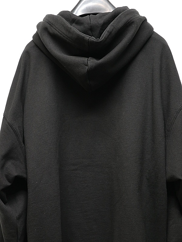 Maison MIHARA YASUHIRO���᥾�� �ߥϥ�䥹�ҥ�/French Terry  LEON PRINTED SWEAT HOODIE/BLACK