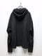 Maison MIHARA YASUHIRO���᥾�� �ߥϥ�䥹�ҥ�/French Terry  LEON PRINTED SWEAT HOODIE/BLACK