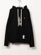 Maison MIHARA YASUHIRO���᥾�� �ߥϥ�䥹�ҥ�/French Terry  LEON PRINTED SWEAT HOODIE/BLACK
