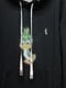 Maison MIHARA YASUHIRO���᥾�� �ߥϥ�䥹�ҥ�/French Terry  LEON PRINTED SWEAT HOODIE/BLACK