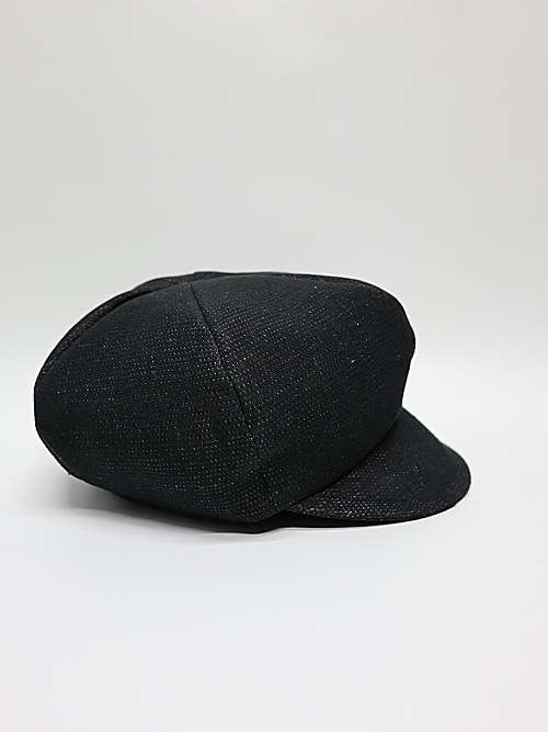 �㴰���nude:masahiko maruyama ���̡���:�ޥ��ҥ��ޥ���/Linen Double Cloth CASQUETTE/Black-Ecru