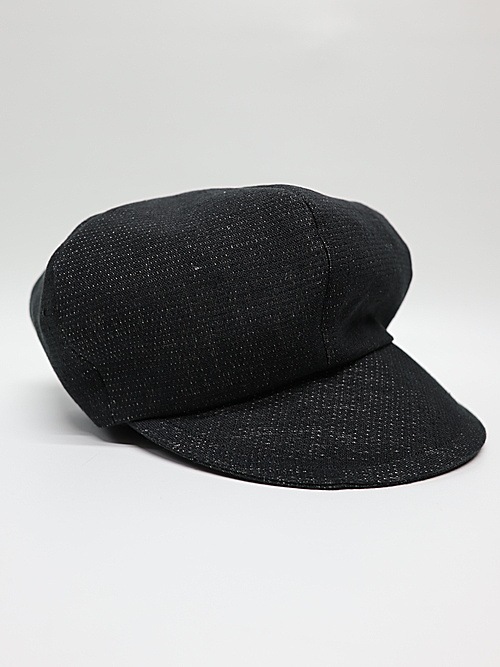 �㴰���nude:masahiko maruyama ���̡���:�ޥ��ҥ��ޥ���/Linen Double Cloth CASQUETTE/Black-Ecru