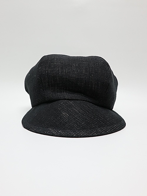 �㴰���nude:masahiko maruyama ���̡���:�ޥ��ҥ��ޥ���/Linen Double Cloth CASQUETTE/Black-Ecru