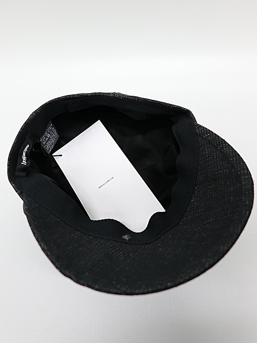 �㴰���nude:masahiko maruyama ���̡���:�ޥ��ҥ��ޥ���/Linen Double Cloth CASQUETTE/Black-Ecru