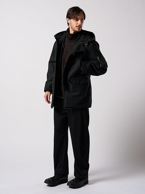 (ͽ���ʡ�10��11������ͽ��/wjk�����֥른��������/heavy moleskin N-3B/black