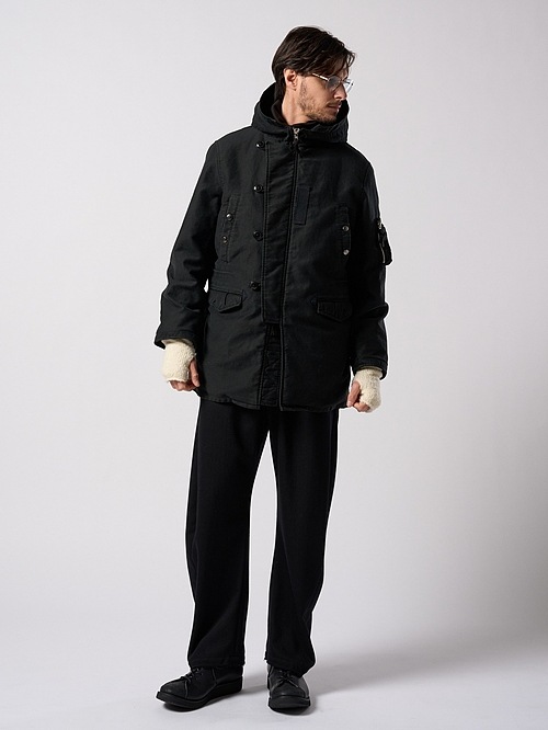 (ͽ���ʡ�10��11������ͽ��/wjk�����֥른��������/heavy moleskin N-3B/black