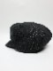 �㴰���nude:masahiko maruyama ���̡���:�ޥ��ҥ��ޥ���/Linen Double Cloth CASQUETTE/Black-Ecru